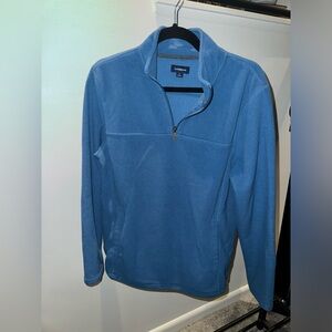 Quarter Zip Blue Sweater